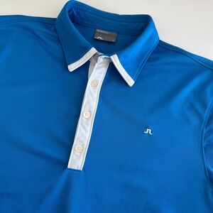 J Lindeberg Women's‎ Blue Golf Polo Short Sleeve Collared Medium active